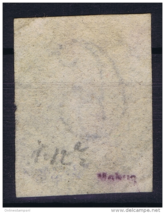 Tasmania:  Mi Nr 14 B   SG 46  Grey Violet  Used 1860  Signed/ Signé/signiert - Usati