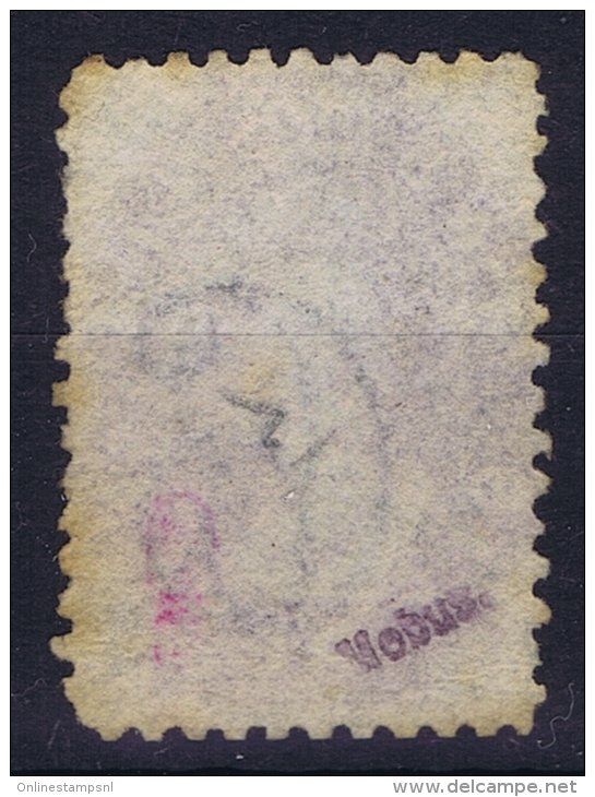 Tasmania:  Mi Nr 18 B Purper    SG 75 / 76 Used  P 12   Signed/ Signé/signiert - Used Stamps
