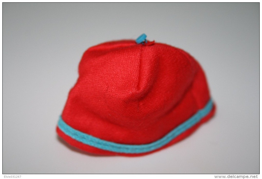 Barbie Accesoires ´50-´60 - RED COTTON HAT  - Original Vintage Barbie - Ken - Ricky - Skipper - Barbie