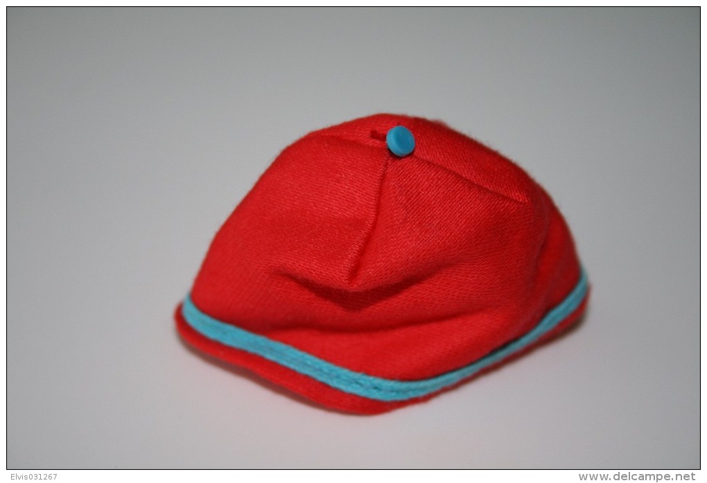 Barbie Accesoires ´50-´60 - RED COTTON HAT  - Original Vintage Barbie - Ken - Ricky - Skipper - Barbie