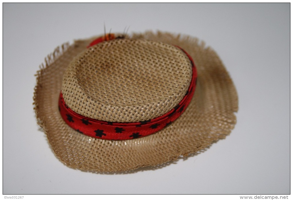 Barbie Accesoires ´50-´60 - STRAW HAT - Original Vintage Barbie - Ken - Ricky - Skipper - Barbie