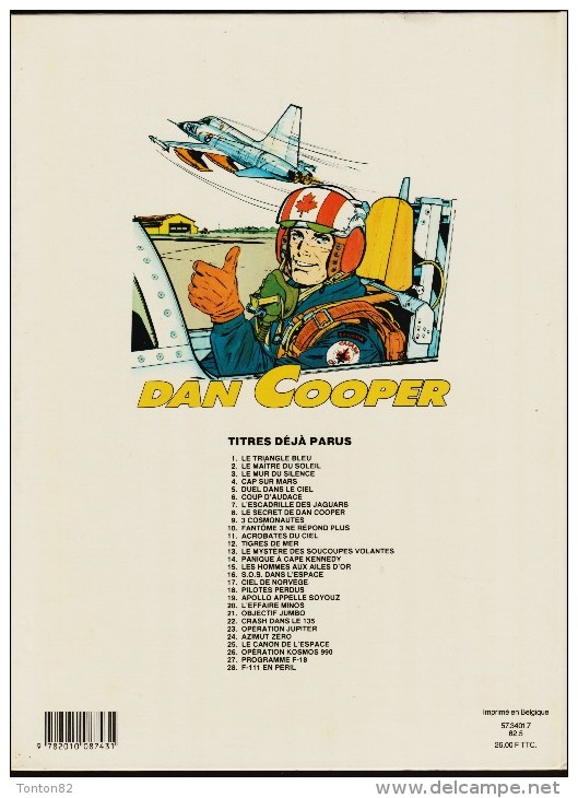 Albert Weinberg - Dan Cooper - N° 29* - L'aviatrice Sans Nom - Hachette - ( E.O 1982 ) . - Dan Cooper