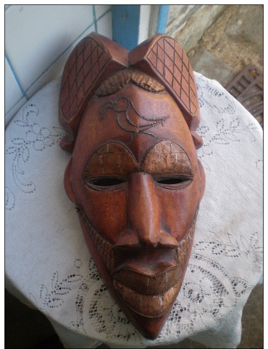 Masque Africain En Bois - Art Africain