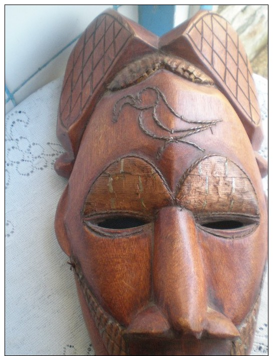 Masque Africain En Bois - Art Africain