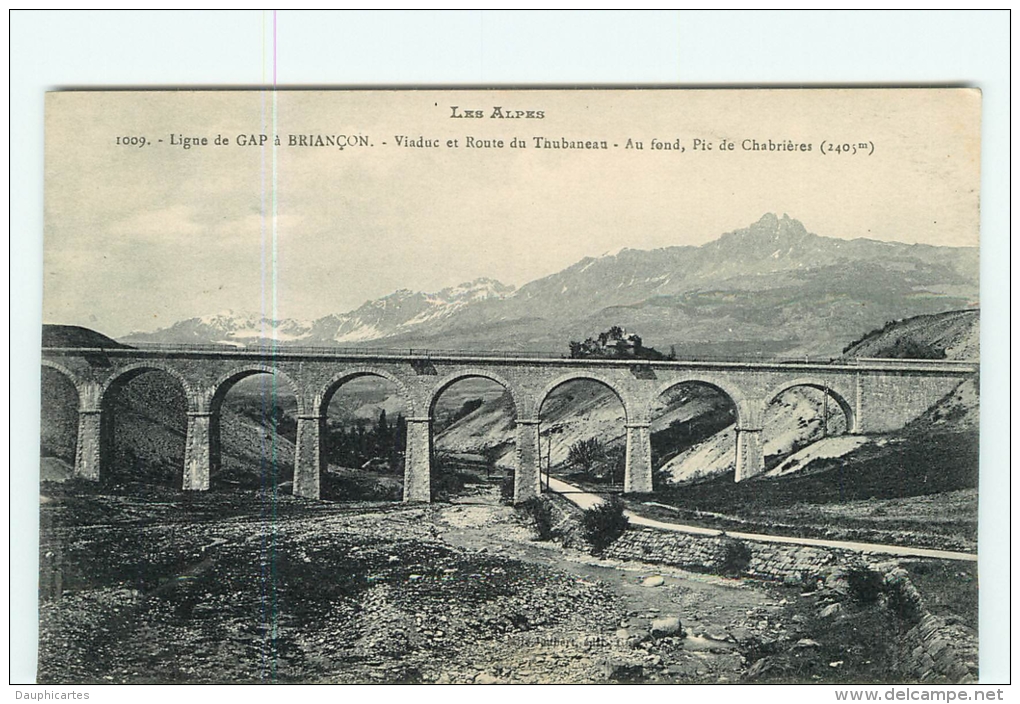 Chemin De Fer - Ligne De GAP à BRIANCON - Viaduc Et Route Du Thubaneau - TBe - 2 Scans - Autres & Non Classés