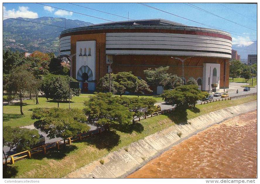 Lote PEP682, Colombia, Postal, Postcard, Medelllin, Plaza De Toros La Macarena, 1620, Bullring - Venezuela