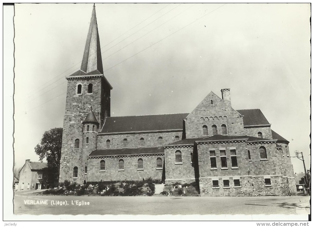 Verlaine (Liége) -- L' Eglise.    ( 2 Scans) - Verlaine