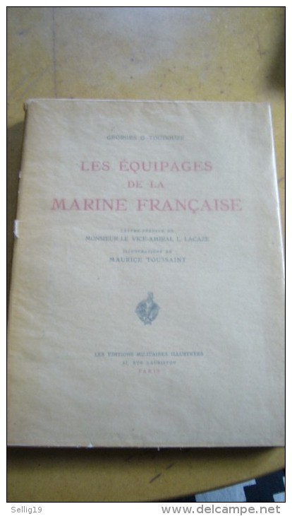 Les équipages De La Marine Française ( Ex Sur Pur Chiffon Filigrané Marais N° 244 / 455 ) - Boats