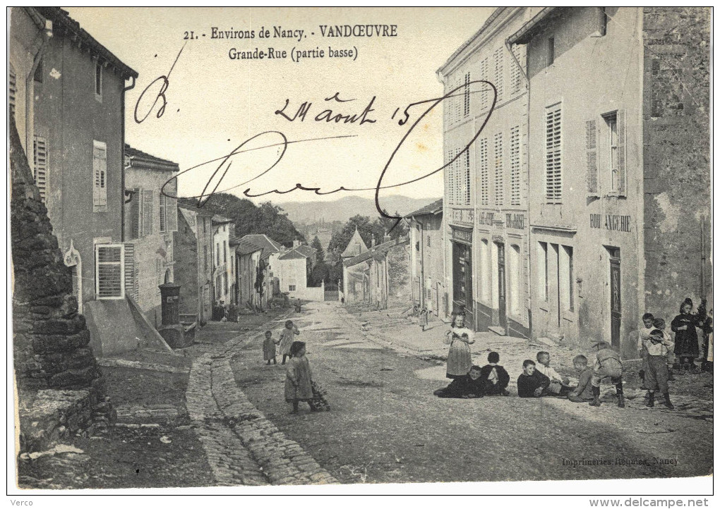Carte Postale Ancienne De VANDOEUVRES Les NANCY - Vandoeuvre Les Nancy