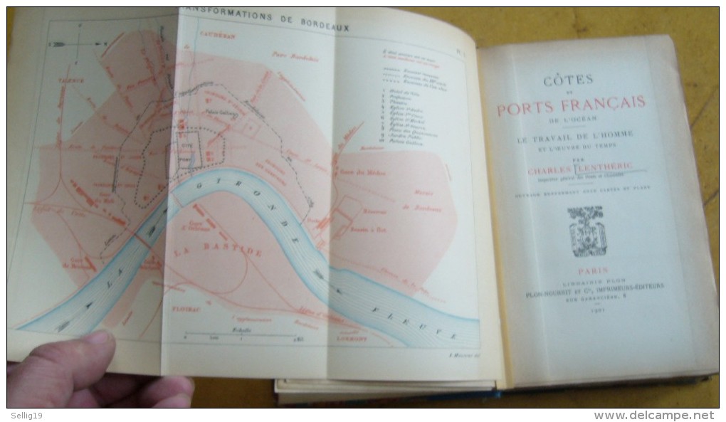 Côtes Et Ports Français De L´océan - Le Travail De L´homme Et L´oeuvre Du Temps - Bateau