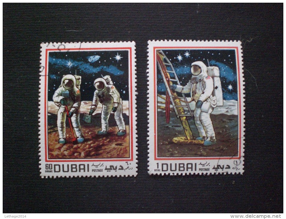 STAMPS EMIRATI ARABI DUBAI 1969 First Manned Moon Landing - Apollo 11 - Dubai