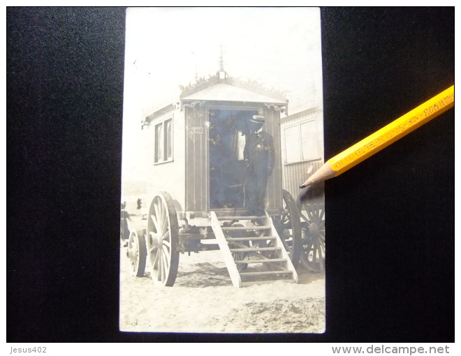 CPA CABINA DE BAÑO EN LA PLAYA DE BELGIË 1900-1920  CABINE De BAIN DANS LA PLAGE - Blankenberge