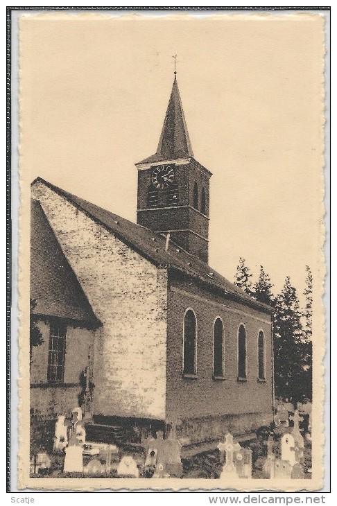 Leeuwergem    Kerk  (uit Plakboek) - Zottegem