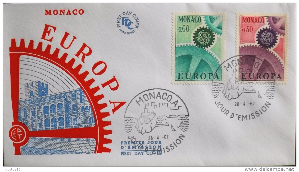 MONACO - FDC - 1967 - EUROPA - Monaco  Le 28.04.1967 - En Parfait Etat - - FDC