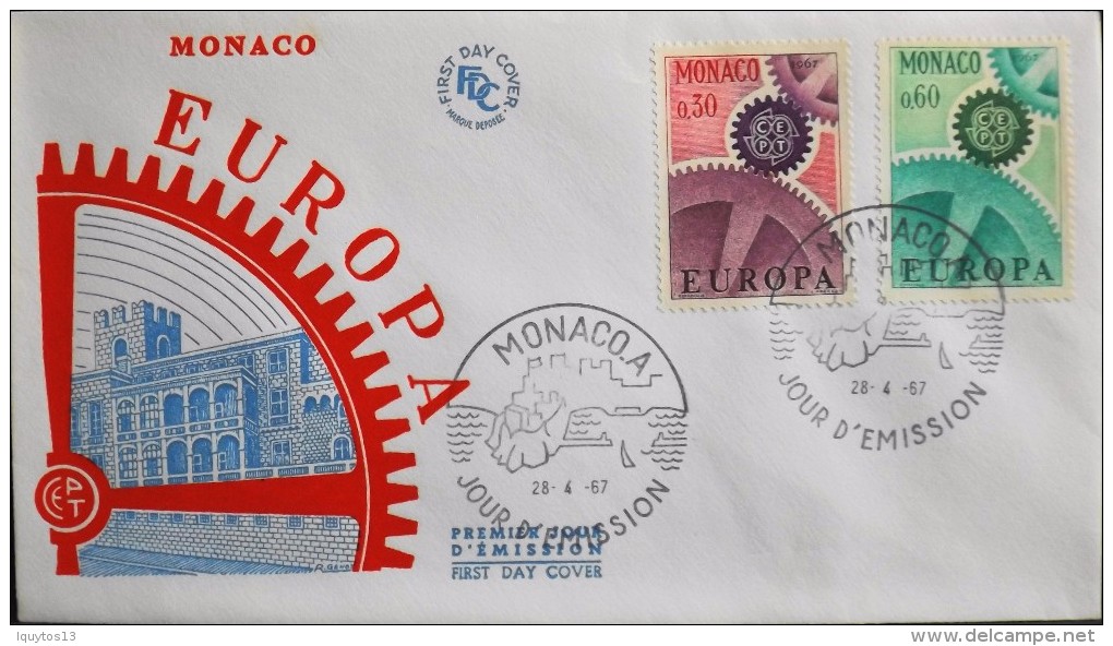 MONACO - FDC - 1967 - EUROPA - Monaco  Le 28.04.1967 - En Parfait Etat - - FDC