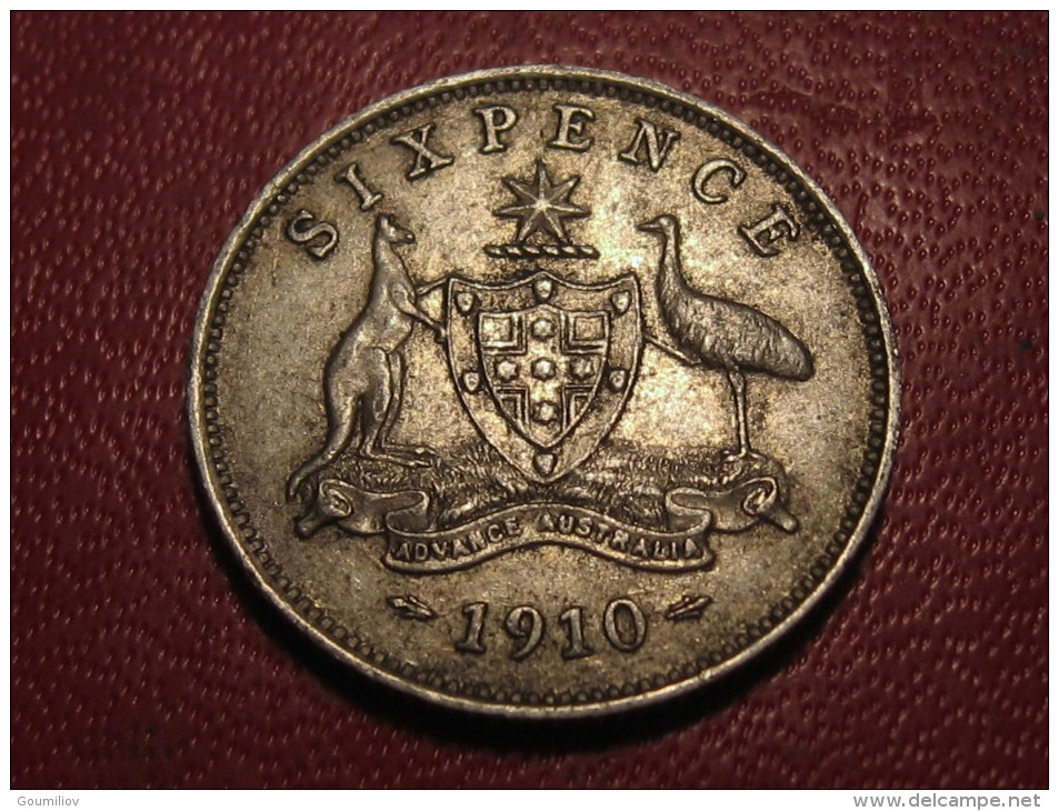 Australie - Australia - 6 Pence 1910 Edward VII 6388 - Sixpence