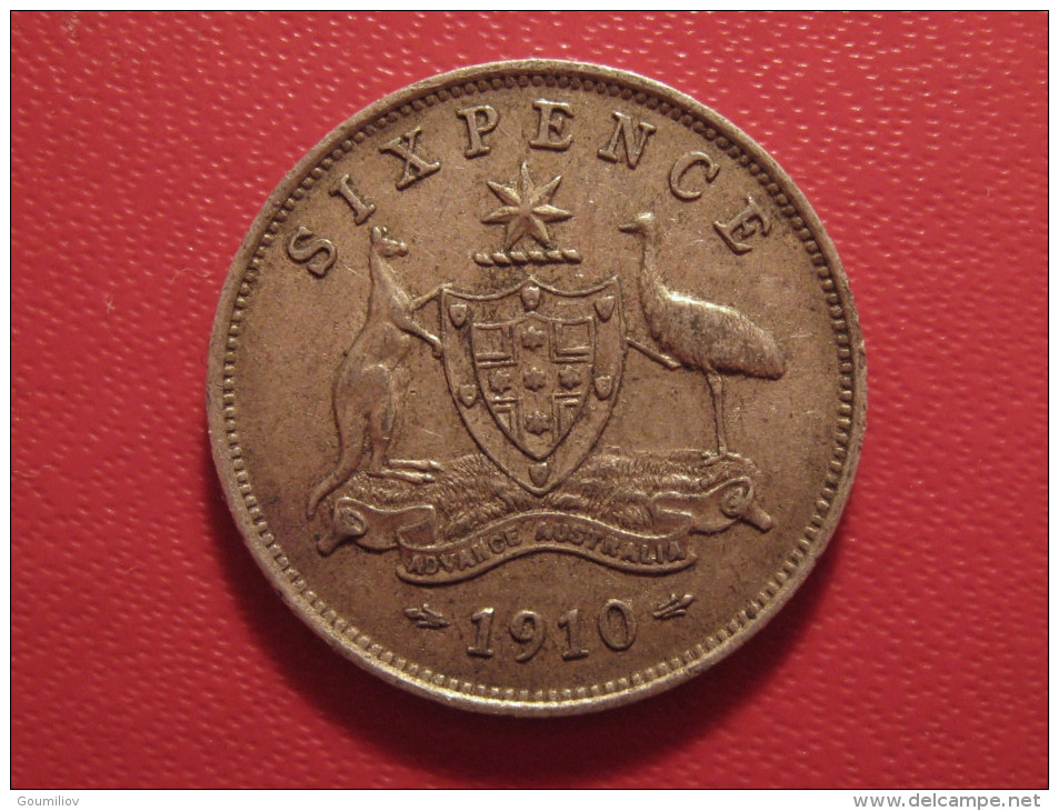 Australie - Australia - 6 Pence 1910 Edward VII 6388 - Sixpence