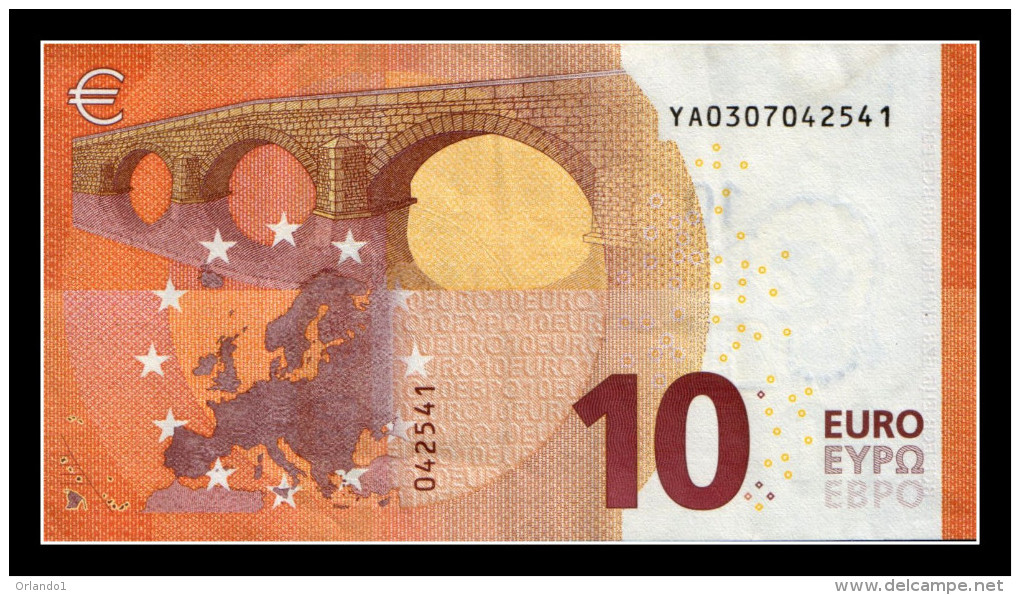 "YA" GREECE Firma DRAGHI  Y001 - 10 Euro