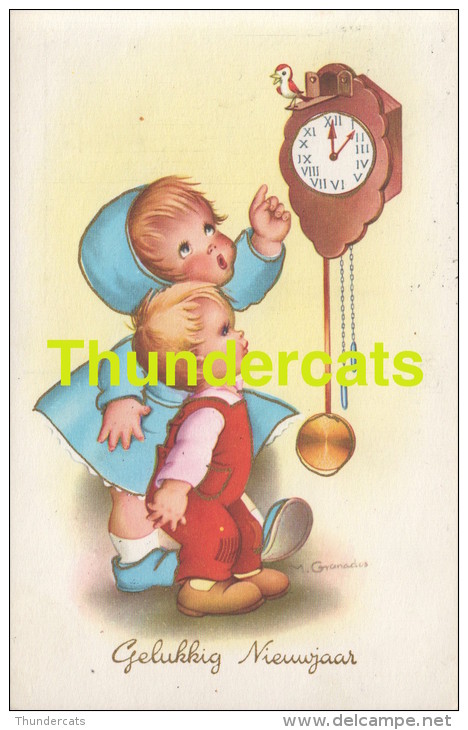 CPA ILLUSTRATEUR M. GRANADOS ENFANTS ** ARTIST SIGNED CARD CHILDREN M GRANADOS - Dessins D'enfants