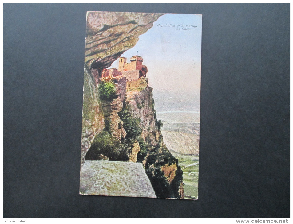 AK 1932 Repubblica Di San Marino. La Rocca. Michel Nr. 188 EF. Editione Rufo Reffi - Saint-Marin