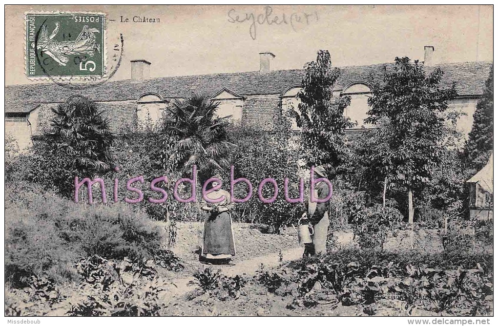 47 - SEYCHES - Le Chateau - Potager - 1909 - 2 Scans - Other & Unclassified