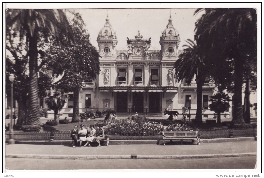 Carte Postale Photo MONTE CARLO (Monaco) Le Casino Juin 1939 - Casinò