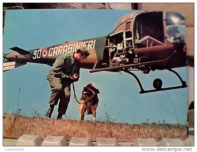 MILITARI Carabinieri Cinofili Eliportati - Cane Dog Pastore Tedesco Elicottero    N1975  FC6986 - Polizia – Gendarmeria
