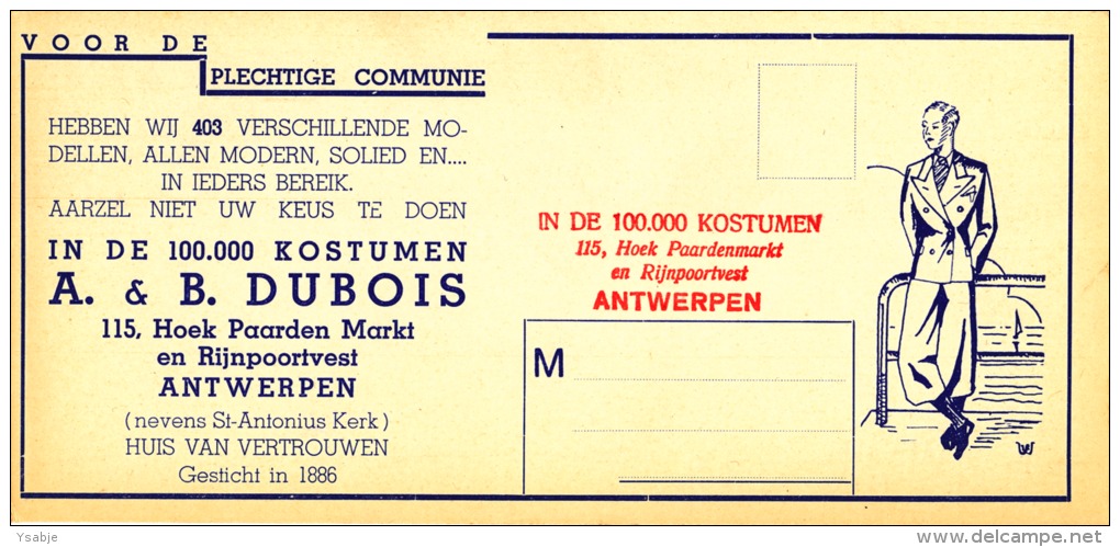 In De 100.000 Kostumen A. & B. Dubois - Textile & Vestimentaire