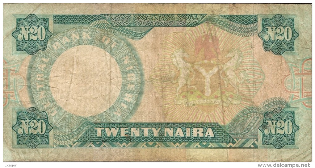 Banconota NIGERIA  Da 20 Naire - Nigeria