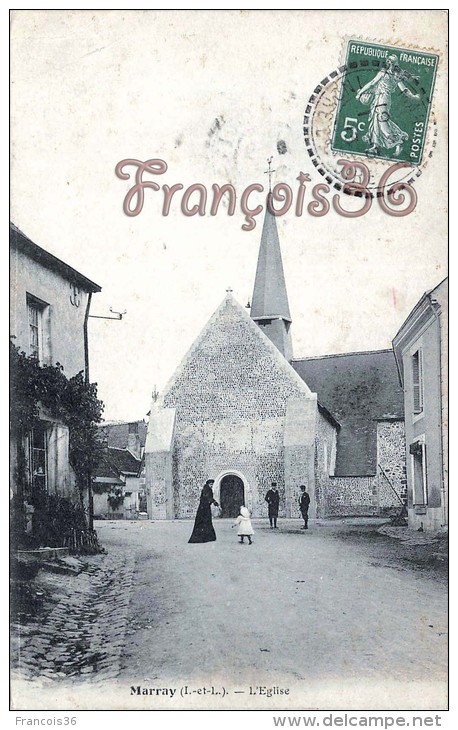 (37) Marray - L'Eglise - 2 SCANS - Autres & Non Classés