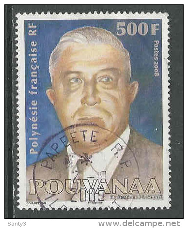 Polynésie Française, Yv 834 Année 2008, Haute Valeur,  Oblitéré, Voir Scan - Used Stamps