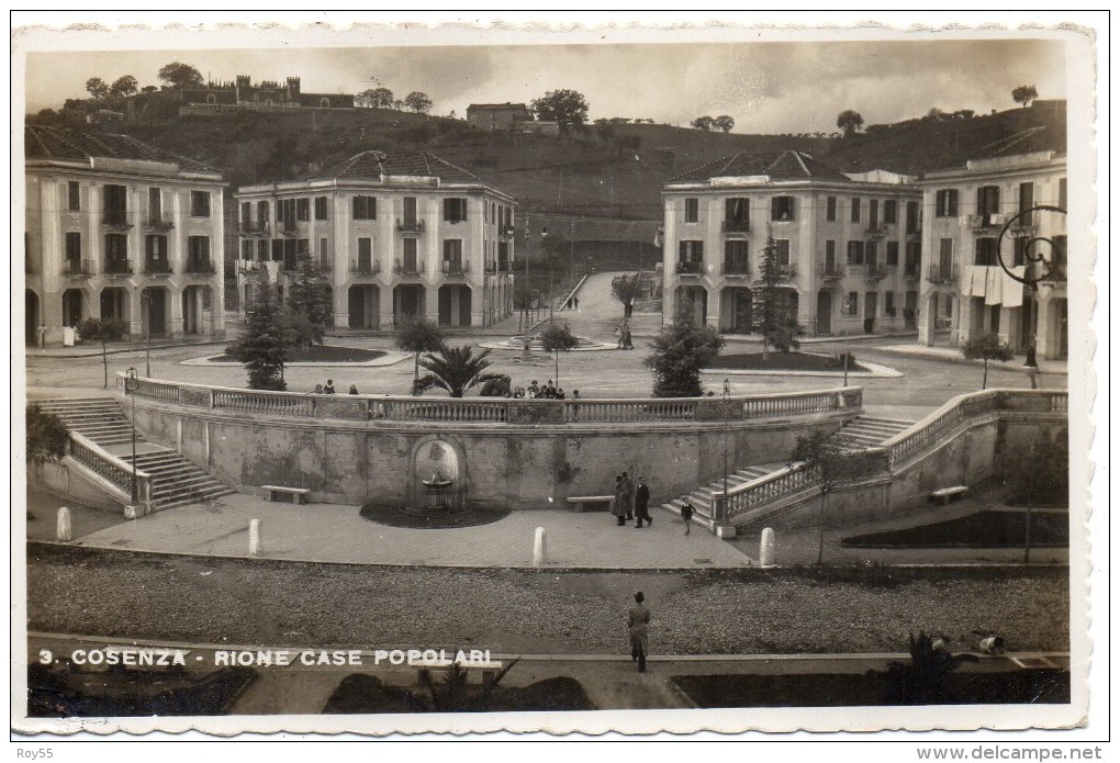 Calabria-cosenza Veduta Rione Case Popolari Anni 40 - Cosenza