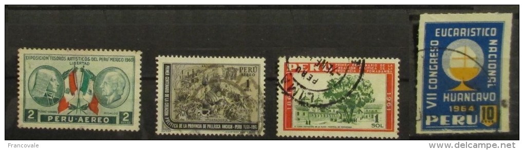 Perù 1962 Exposition Mexico Pallasca Pomabamba  Eucaristico Used - Peru