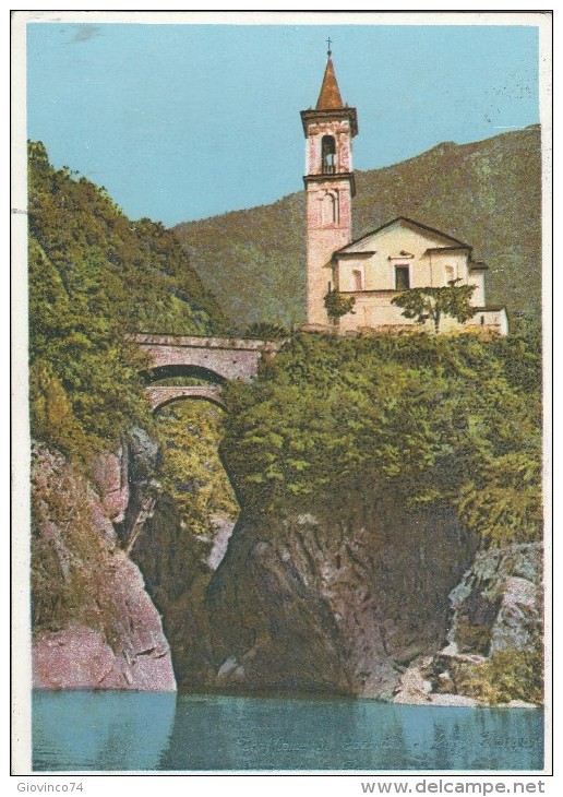 VERBANIA - TRAFFIUME DI CANNOBIO - SANTUARIO DI S. ANNA ALL'ORRIDO......F - Verbania