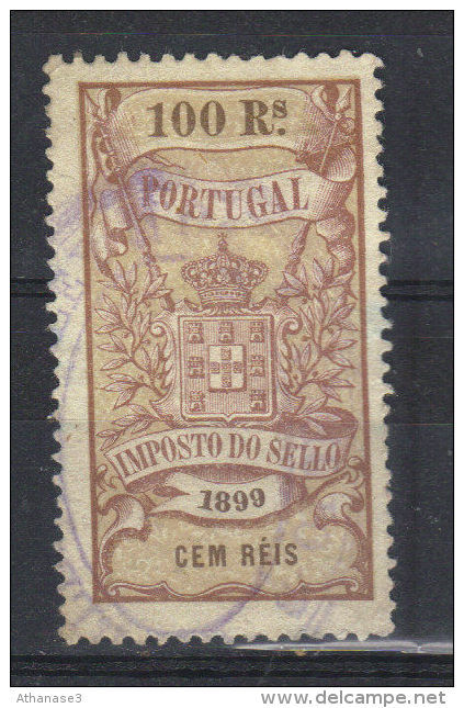 Timbre Fiscal 1899 - Oblitérés