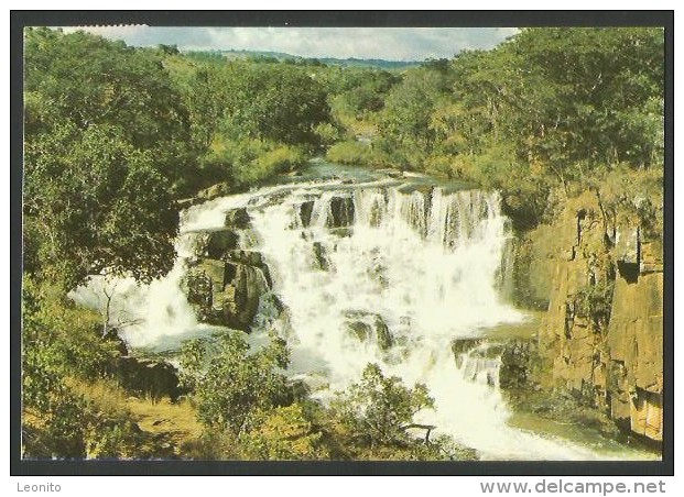 ZIMBABWE Simbabwe Inyangombi Falls Inyanga Stamp Lion Harare 1984 - Simbabwe