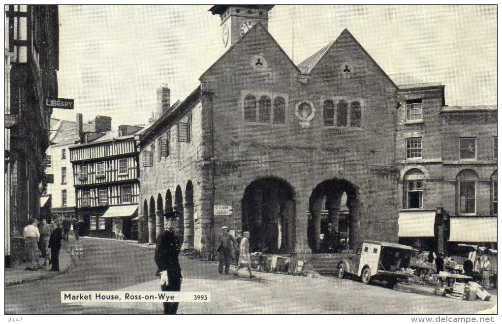 - ROSS-ON-WYE. - Market Housse - Scan Verso - - Herefordshire