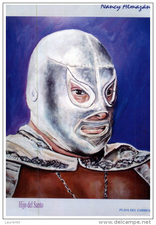 (999) Mexico - Lutte ? Wrestling ? - Hijo Del Santo (with Stamp) - Worstelen