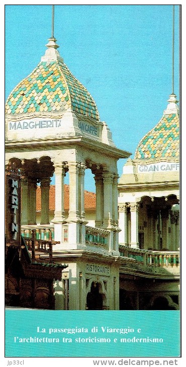 Ancien Dépliant Sur La Passeggiata Di ViareggIo (vers 1995) - Toeristische Brochures