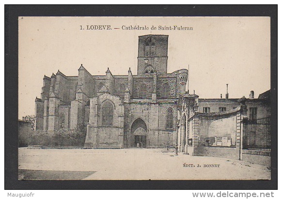 DF / 34  HERAULT / LODÈVE / CATHÉDRALE DE SAINT-FULCRAN - Lodeve