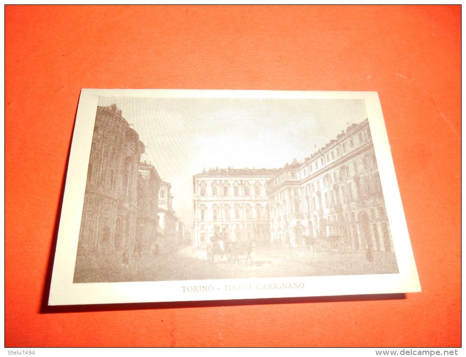 B652 Calendario 1966 Torino Piazza Carignano Cm7,5x11 - Other & Unclassified