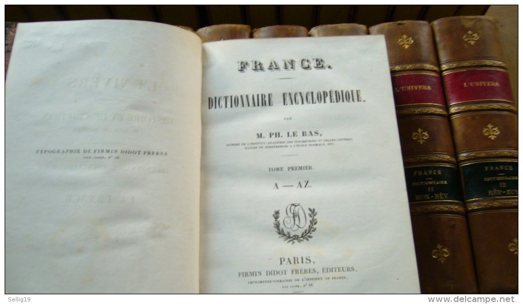 Dictionnaire Encyclopédique De La France 12 Vol - Woordenboeken