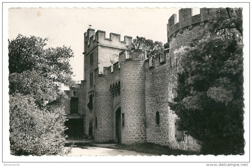 CPSM 84 JONCQUIERES CHATEAU DE PECOULETTE  PEU COURANTE - Autres & Non Classés