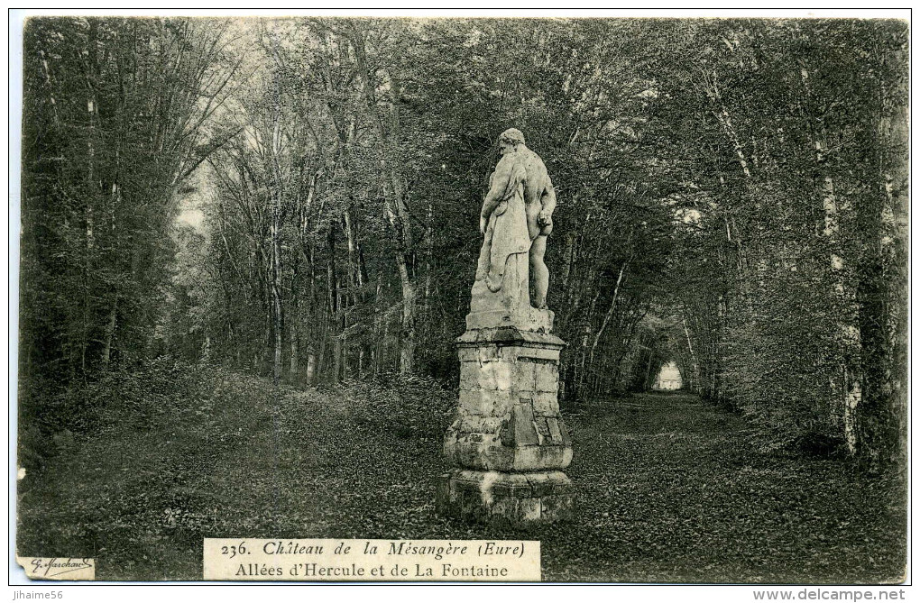 27 - Château De La Mésangère ; Allées D'Hercule Et De La Fontaine. - Autres & Non Classés