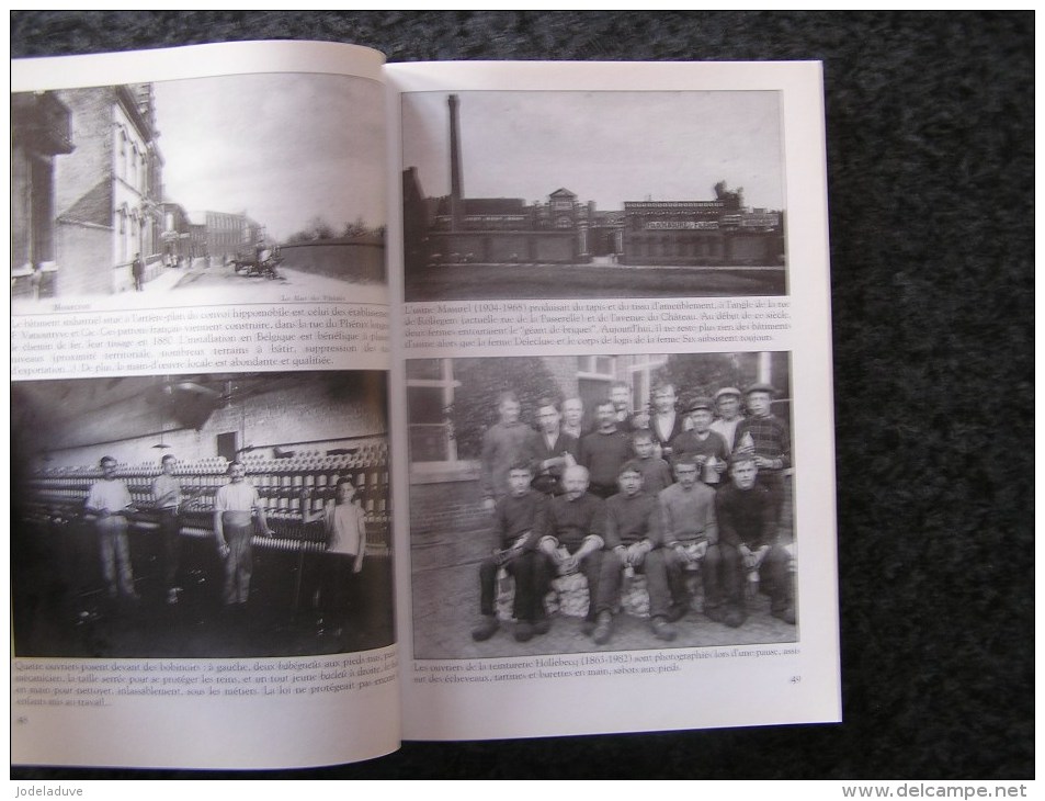 MOUSCRON Mémoire en images Régionalisme Dottignies Indusrie Tram Vicinal Tramways Gare Brasserie Procession Football