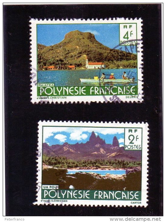 1979 Polinesia Francese - Paesaggi - Oblitérés