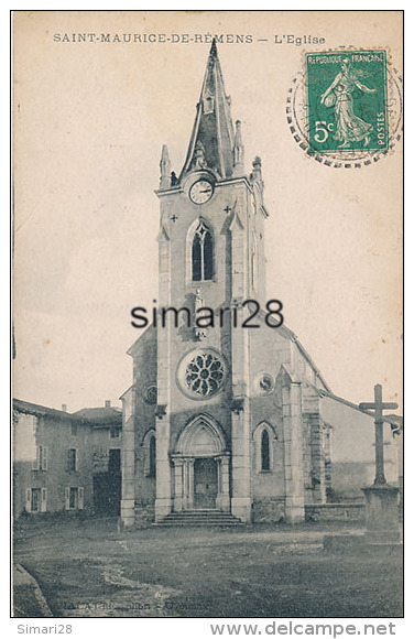 SAINT-MAURICE-DE-REMENS - L'EGLISE - Non Classificati