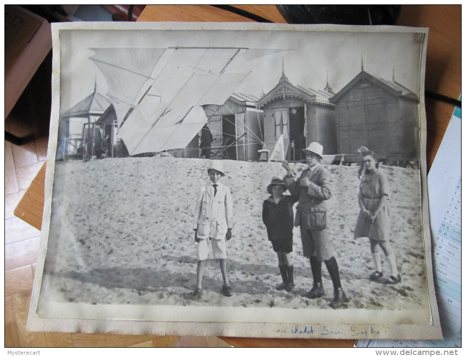 C1  PHOTO CERF VOLANT  JOUET ANCIEN  / LIEUX A IDENTIFIER LE PORTEL ???CHALET SUPLAY ??? - Autres & Non Classés