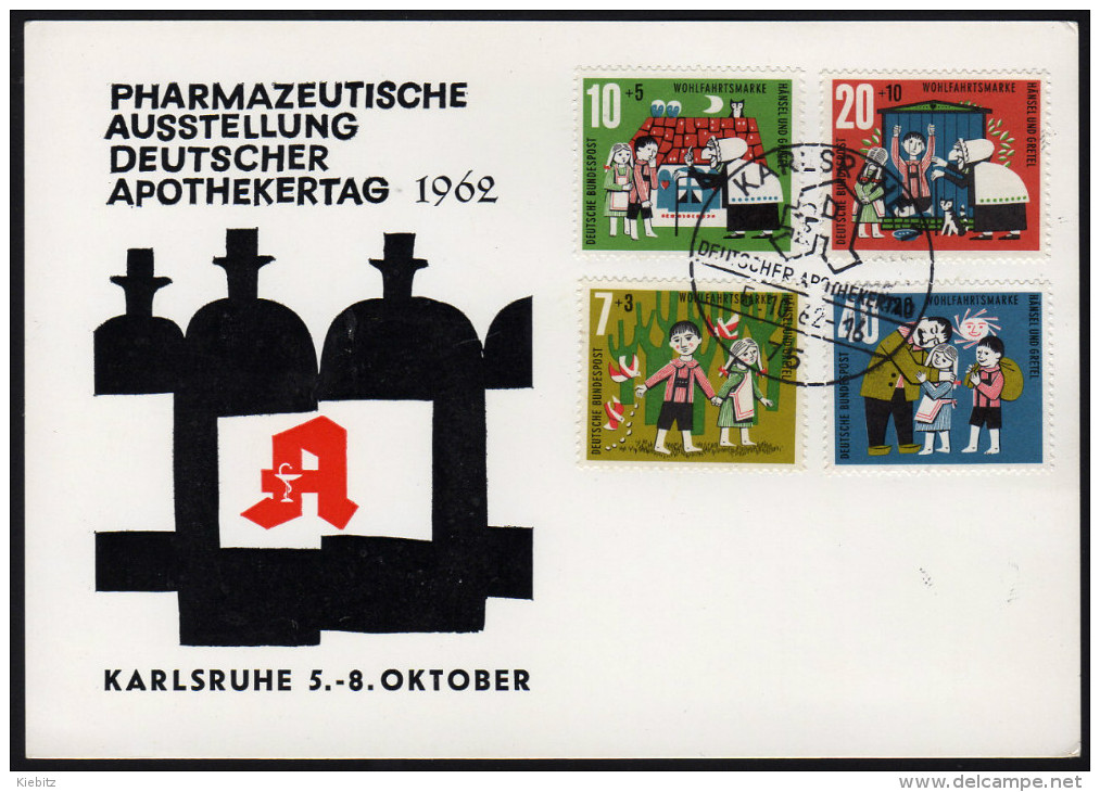 Karlsruhe 1962 - Deutscher Apothekertag 5.-8. Oktober - Sonderstempel - Pharmazie