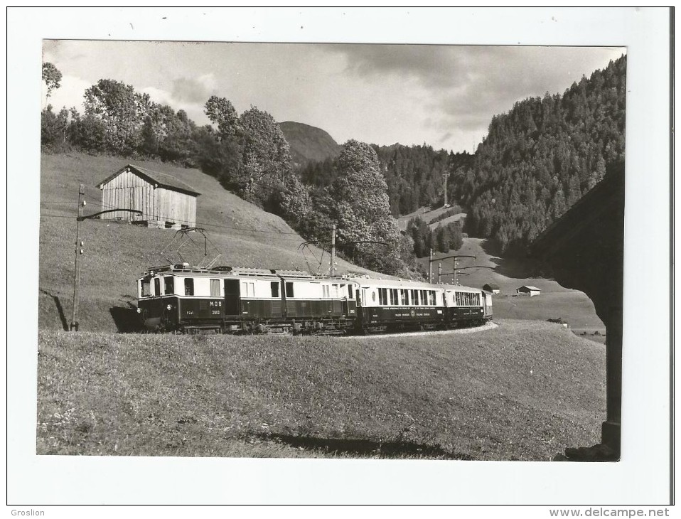 GOLDEN MOUNTAIN EXPRESS PRES DE ROSSINIERE EN 1932 3.7 - Rossinière